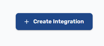 Integrations page with the Create Integration button highlighted